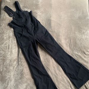 Black Flares Overalls